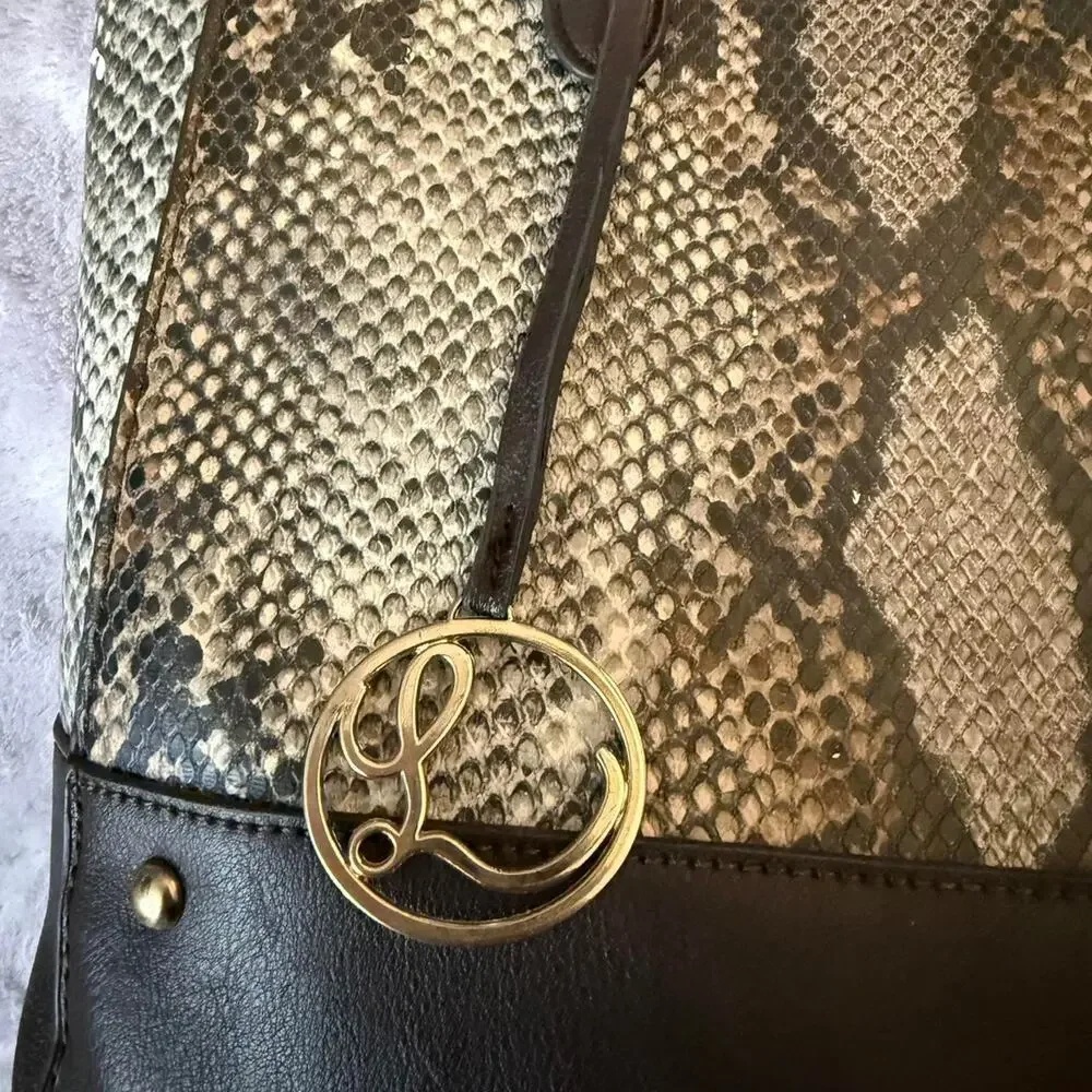 Lipsy london animal print tote